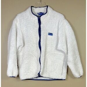 Vintage 90s Penfield Medium Deep Pile Sherpa Fleece Jacket USA Flaw